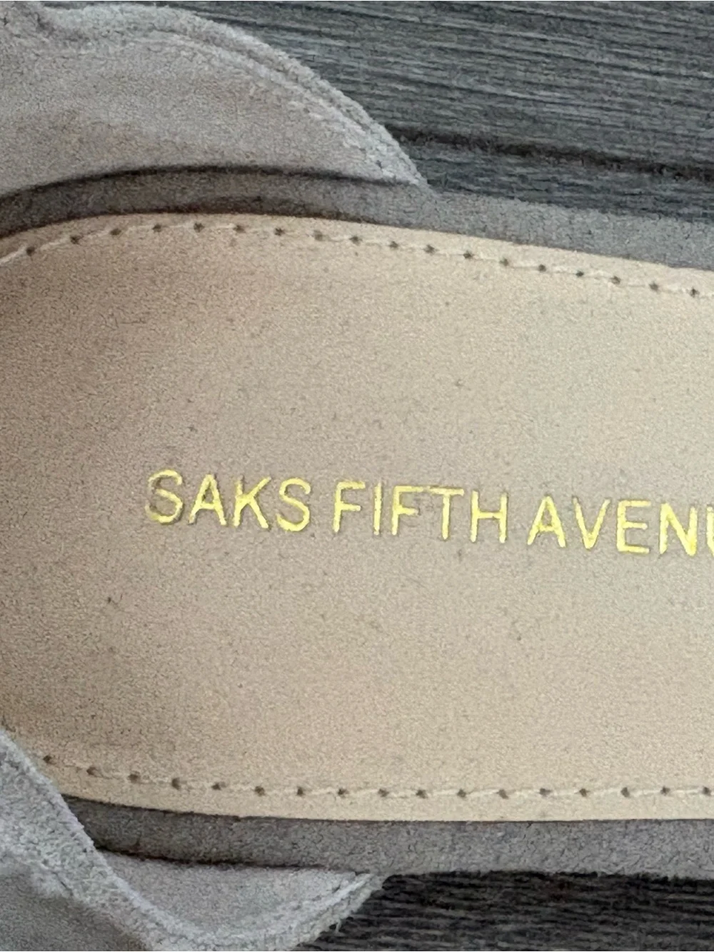Women’s Saks Fifth Avenue Tan Suede Ankle-Strap Sandals - SIZE 7.5